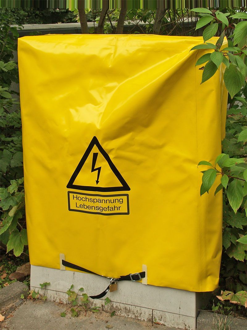 Schutzhaube für KVS, signalgelb