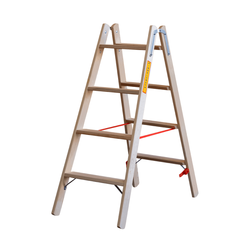 Holz-Doppelstufenstehleiter