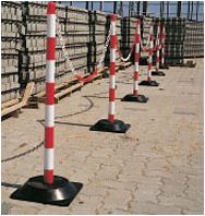 Absperrketten u. Zubehör