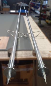 Mastaufstellgerät Alu ungeteilt, Länge 3,0 m