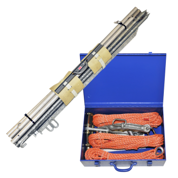 Holzmast-Abspannvorrichtung