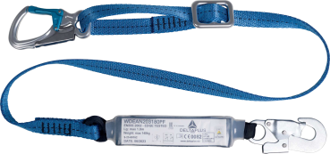 Längenverstellbares Verbindungsmittel nach EN 354 für Hubarbeitsbühnen