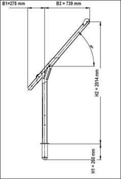 Auslegearm Typ ASS-1 nach EN 795, Klasse B