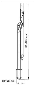 Auslegearm Typ ASS-1 nach EN 795, Klasse B