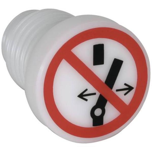 Isoliersperrstopfen Größe E27 und E33, 45x55 mm Ø