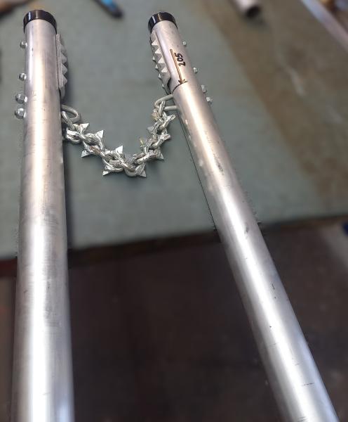 Mastaufstellgerät Alu ungeteilt, Länge 5,5 m