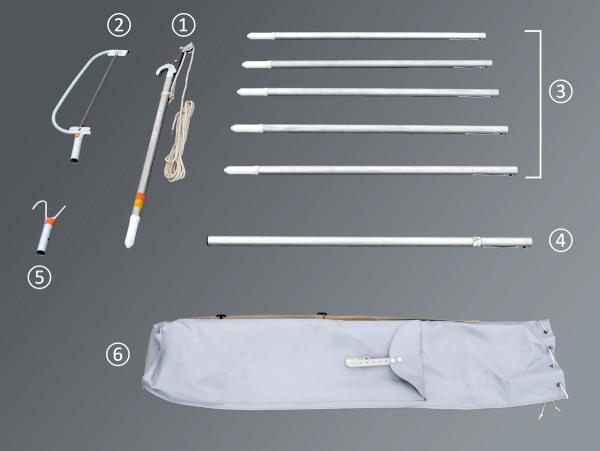 Ersatz-Endrohr, 1 m lang