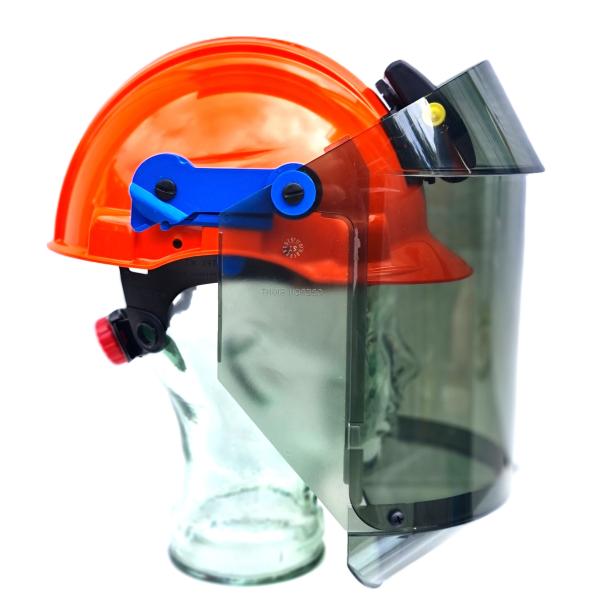 Elektriker-Gesichtsschutzschirm nach EN 166/170 mit Zusatzkennzeichnung nach GS-ET-29 Klasse 2, beschlagfrei