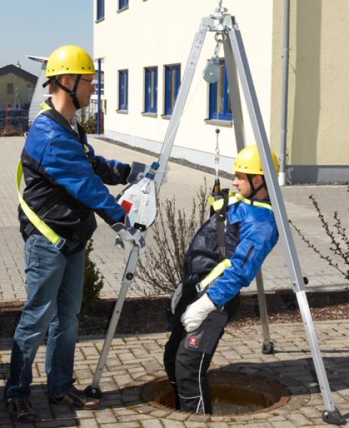 Aluminium-Dreibaum nach EN 795, Typ DB-A3