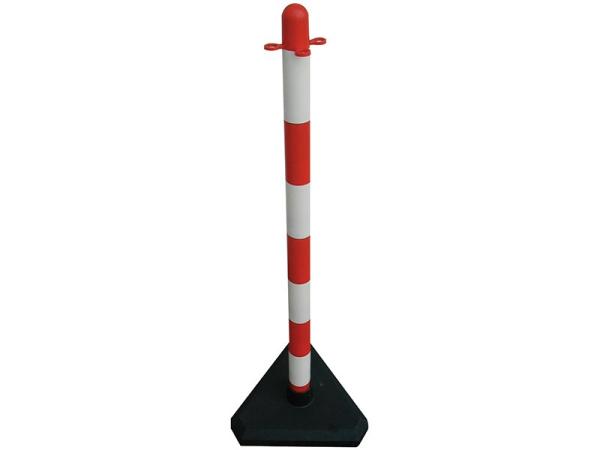 Kettenständer "Kunststoff" Farbe rot/weiß