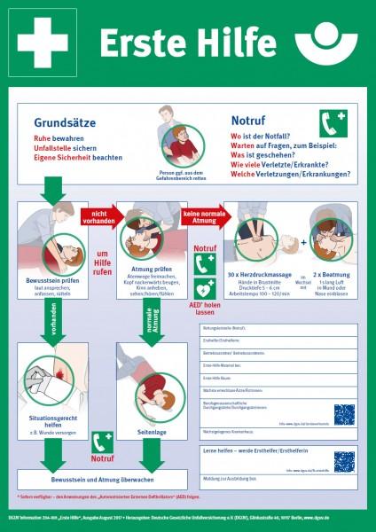 Schild "Erste Hilfe" aus Kunststoff